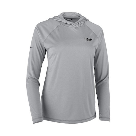 Milwaukee Tool Hoodie, XL, Gray, Women's F550G-XL