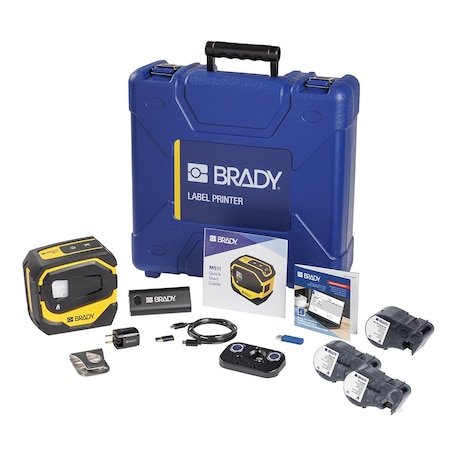Brady Portable Printer, Single Color, 300 dpi M511-KIT