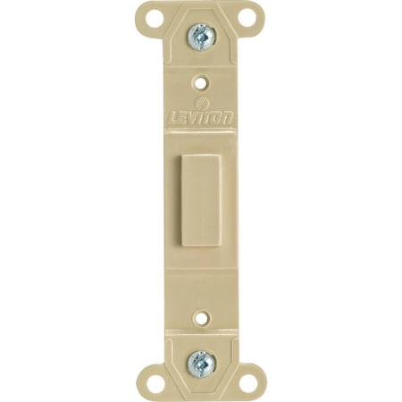 Leviton Ivory Blank Toggle Wall Plate Insert 011-80700-00I