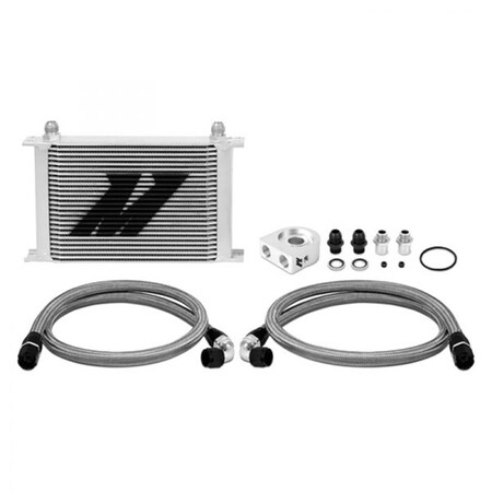Mishimoto Universal 25 Row Silver Oil Cooler Kit for 2020-2021 Ford Mustang MMOC-UH
