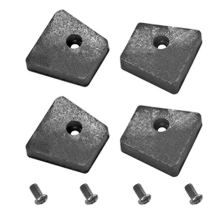 Protectionpro Replacement Part;  Sc Friction Pads With Screws; 11 x 8 x 1 in. PR222067