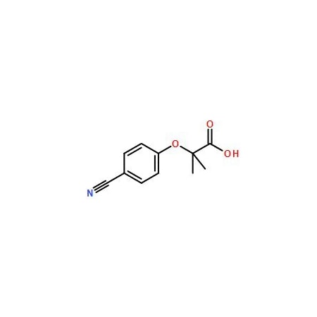Ak Scientific 2-(4-Cyanophenoxy)-2-methylpropanoic acid (1g), CAS 79925-16-9 Y4121-1g