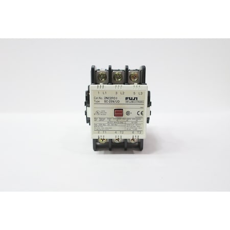 Fuji Electric CONTACTOR 70A 25HP 100-120V-AC 2NC2FO SC-2SN/UD