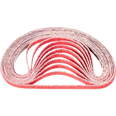 Pferd 1/4'' x 12'' Coated File Belt - Ceramic Oxide CO-COOL - 60 Grit 49493