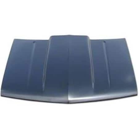 Safety First Hood Straight Cowl for 1988-1999 Chevrolet C1500, Black SA740209