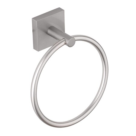 Oakbrook Collection Brushed Nickel Towel Ring Die Cast Zinc BH-OB5001BN