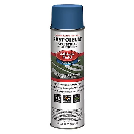 Rust-Oleum AF1600 System Athletic Field Inverted Striping Paint, Royal Blue, 17 oz 318193