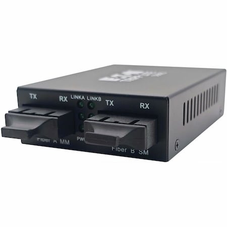 Eaton TRIPP LITE SERIES 1 GB SC TO 1 GB SC GIGABIT MODE CONVERTER - 850 NM AND 1310 NM N785-MDC-1SCSC