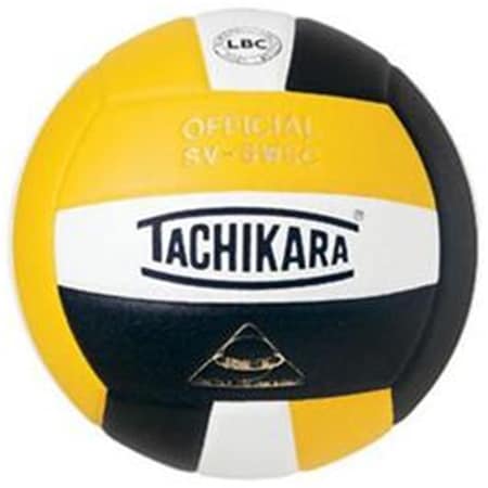 Tachikara Sensi-Tec Composite High Performance Volleyball - Gold-White-Black SV5WSC.GWB