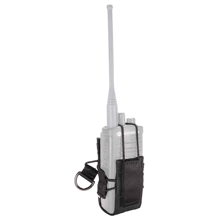 ERGODYNE 3772L Radio Holster Trap, Black, L