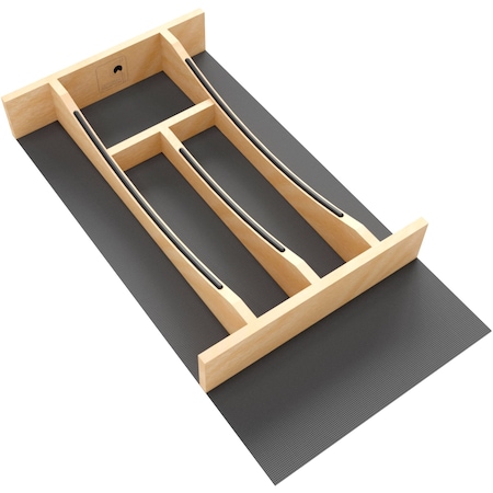 Revashelf Cutlery Tray Insert Wood/Black 10-1/4in W Right Fit Craftsman 4WCTCC-15MB-1