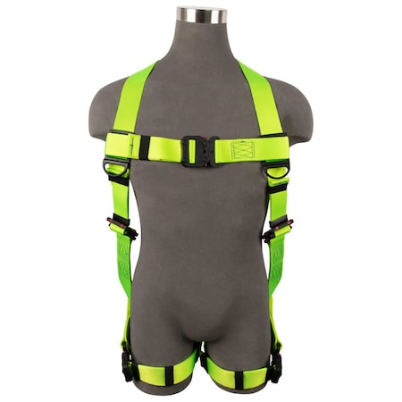 Safewaze Arc Flash Full Body Harness DE 1D, DE MB Torso, DE QC Chest/Legs 3X SW77225-UT3QC-3X