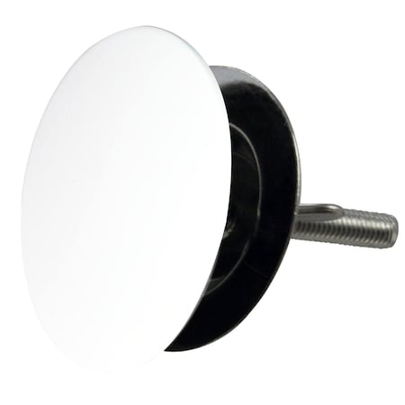 Westbrass 2" Brass Kitchen Sink Hole Cover Plate, Powder Coat White D202-50