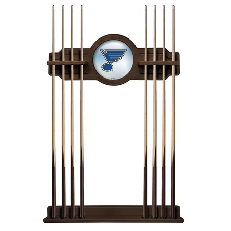 Holland Bar Stool Co St Louis Blues Cue Rack in Chardonnay Finish CueNavSTLBlu