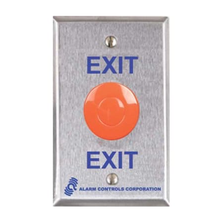 Alarm Controls Push Button, Plastic, w/Face Plate EB-1