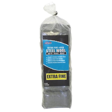S.M. Arnold Steel Wool Grade 000 Extra Fine, 16 Per Pad AR25-792