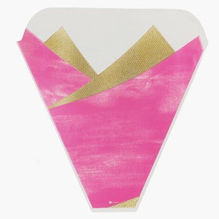Nashville Wraps Valentine Daze Pink Bouquet Sleeve, 4 x 18 x 17, 50PK FBSDPI