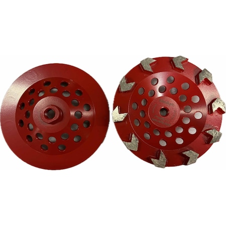 Vantage Product Z Segmented Cup Wheel, Concrete Cutting, 7'', Coarse ASW0709A1HT-M