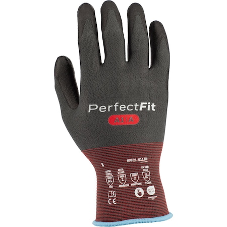 G-Tek Seamless Knit Engineered Yarn Glove with Polyurethane Coated Grip, Touchscreen 270021