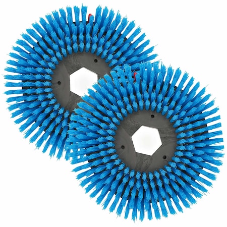 Tomahawk Power 2 Pack Replacement Nylon Scrubber Brush for TMOP18e Electric Floor Scrubber TMOP18e-BRSHX2