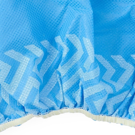 Medline Nonskid Spunbond Polypropylene Shoe Covers, Blue, Size XL (Up to Men's Size 15), 200PK NON28759
