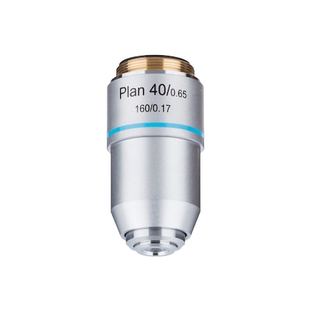 Amscope 40X Plan Achromatic Compound Microscope Objective Lens PA40X-V300