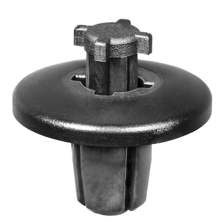 Auveco Peugeot/Citroen Black Nylon Retainer, 20mm Head., 10mm Stem Length., 8mm Hole, 25PK 21811