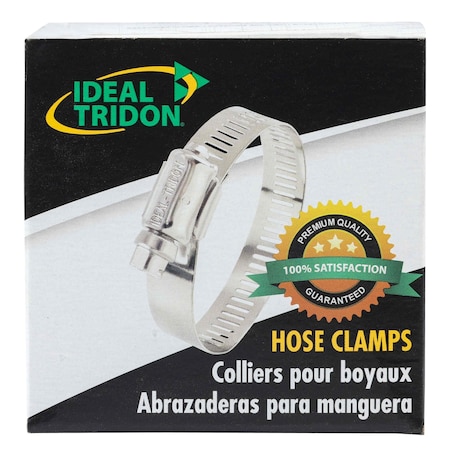 Zoro Select Hose Clamps, 1/2"W, 1/2"ID, PK25 671257B
