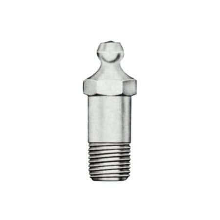 Alemite Hydraulic Fittings, Straight, 1 1/4 in, Male/Male, 1/8 in (PTF), 50PK 025-LAGN-1607-B