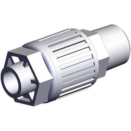 Smc High Purity Tube Fitting, Adapter, PFA LQ3H3C-M