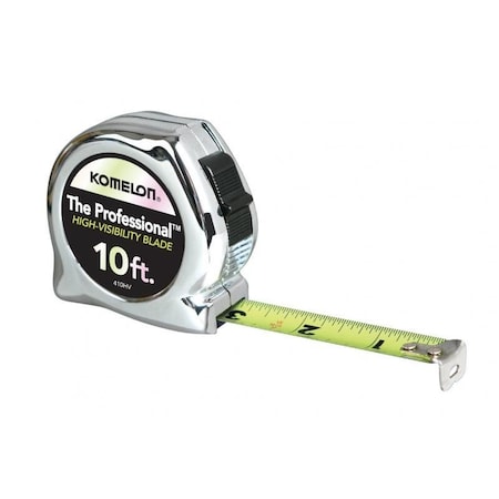 Komelon 10 ft. Tape Measure, 5/8" Blade 410HV