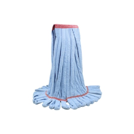 Bsl Microfiber Tube Style Wet Mop Head Narrow Band Large, PK6 3303-6