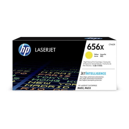 Hp 656X (CF462X) High Yield Yellow Original LaserJet Toner Cartridge (22,000 Yield) CF462X