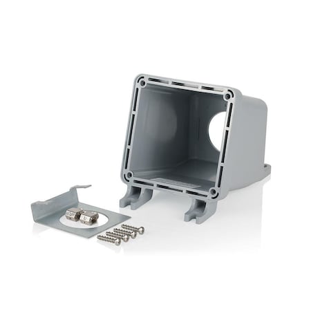 Leviton Pin & Sleeve Receptacle, 60 A, Gray, NEMA 12, 4X BX60LEV