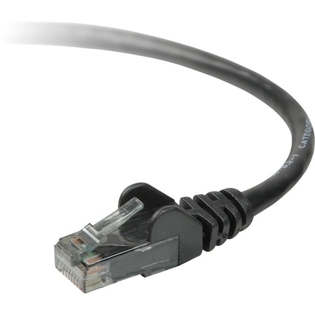 Belkin Cable, Cat6, Utp, Rj45M/M, 7, Blk, Patch, Snagless, Taa TAA980-07-BLK-S