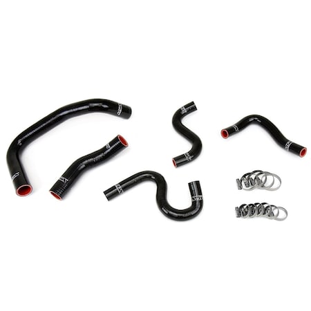 Hps Performance High Temp Reinforced Silicone Radiator and Heater Coolant Hose Kit, Black,  57-1337-BLK