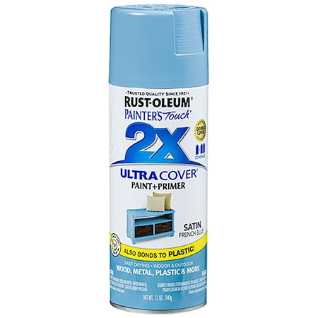 Rust-Oleum Painter's Touch 2X Ultra Cover Satin French Blue 12 Oz. Spray 314752