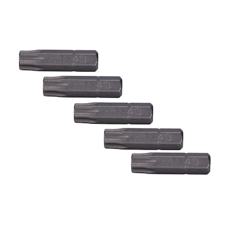 Century Drill & Tool SECURITY T40 STAR BULK 5PK 68180