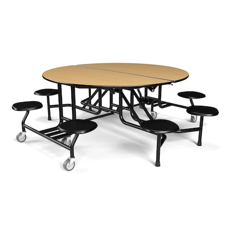 Palmer Hamilton Cafeteria Stool Table, 29 in H 59T122960RD-S8FB
