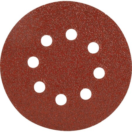 Do It Best 5'' 40-Grit 8-Hole Pattern Vented Sanding Disc with Hook & Loop Backing, 50PK 4347004