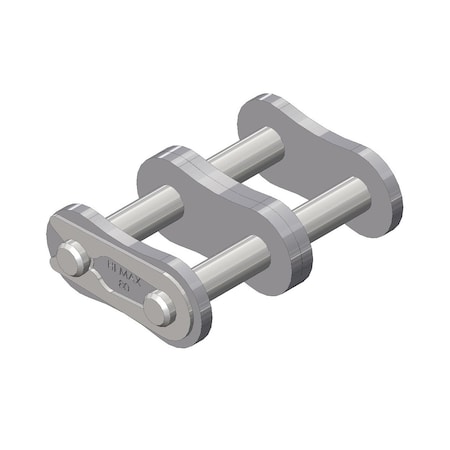 Senqcia Hi-Max Double Strand Spring Clip Connecting Link, 80-2 chain, 1 P, 0.313 Dia Pin 80-2HMCLSC