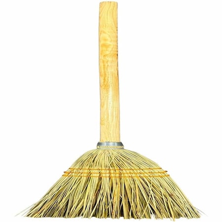 Genuine Joe Lobby Broom - 34 Wooden Handle - Natural, 12PK GJO12501CT