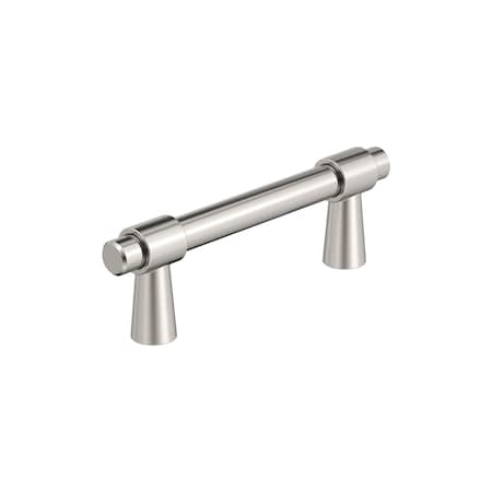 Amerock Destine 3 inch 76mm Center-to-Center Polished Nickel Cabinet Pull BP37370PN