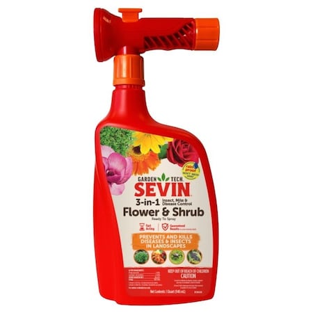 Sevin 3-in-1 Insect Mite and Disease Control, 32 oz 100550344