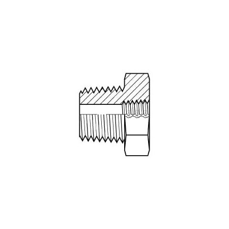 Adaptall MALE BSPT X FEMALE BSPT BUSHING 3/8 in 1/4 in 9031-06-04