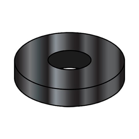 Zoro Select 1 INCH U S S Flat Washer Black Zinc, 1 BOX OF 25 POUNDS 100WUSSBZ