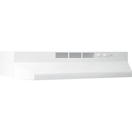 Broan-Nutone Broan 412401 24 Inch Non-Ducted Range Hood - White 412401