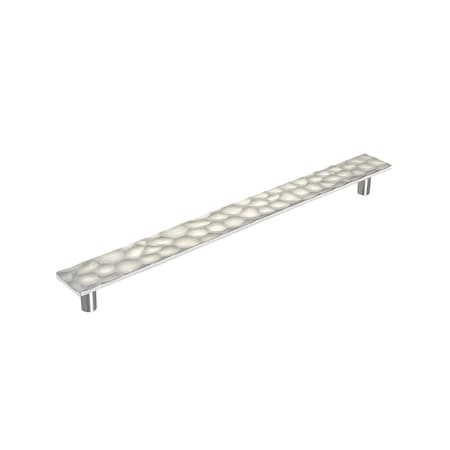 Amerock Kamari 10-1/16 in 256 mm Center-to-Center Satin Nickel Cabinet Pull BP36826G10