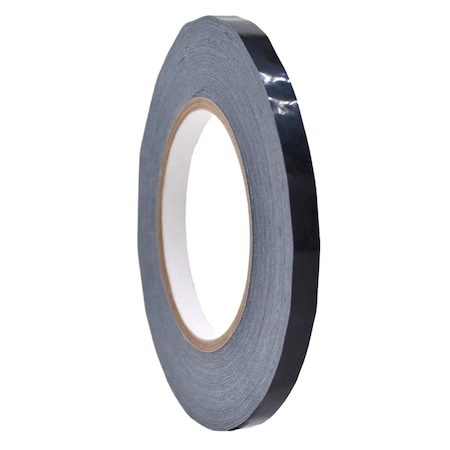 Wod Tape Packing Tape, 2.4 mil Thick, 0.38 in W x 180 yd L, 3 in Core Dia., Black, 96 PK WOD BSTC24PVC-00375-96-180-BLA
