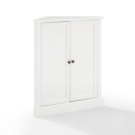 Crosley Shoreline Stackable Corner Kitchen Storage Pantry CF3118-WH